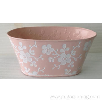 European stamping three-dimensional flower bucket